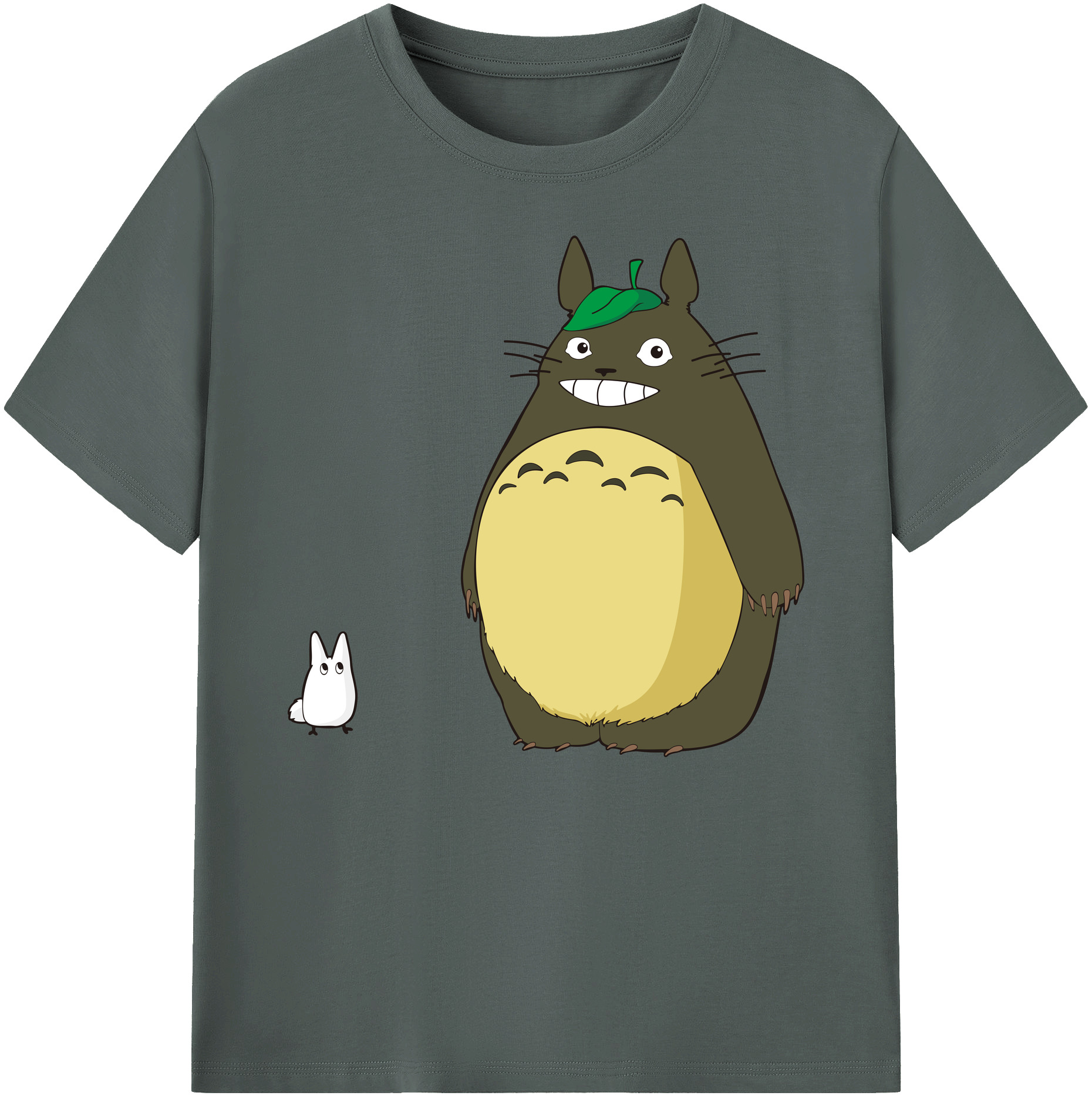 （画像用） となりのトトロ 草壁メイ 草壁サツキ My Neighbor Totoro Satsuki Kusakabe Mei Kusakabe 綿100％ メンズ半袖Tシャツ｜肌触りやわらか＆通気性